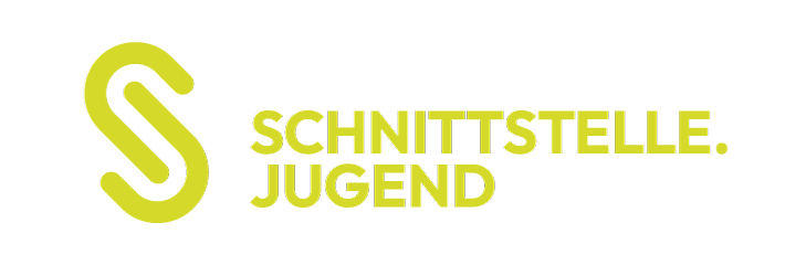 Grünes Schnittstelle.Jugend Logo